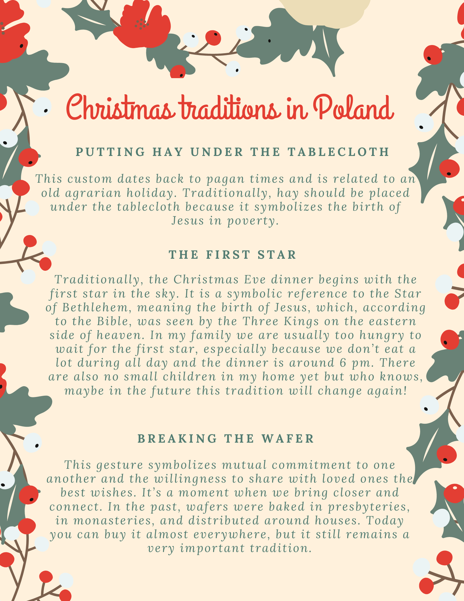 Christmas in Poland and welcoming The New Year - Polish traditions